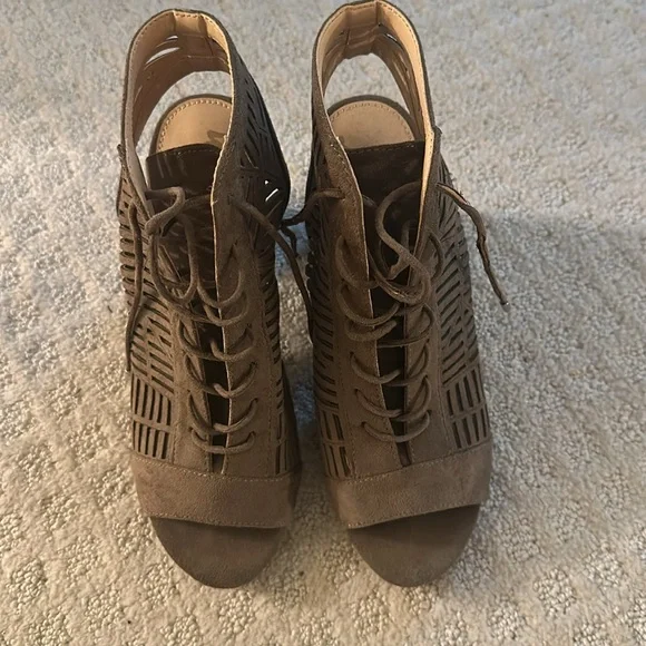 SAM EDELMAN Olive green heels - Picture 2 of 4